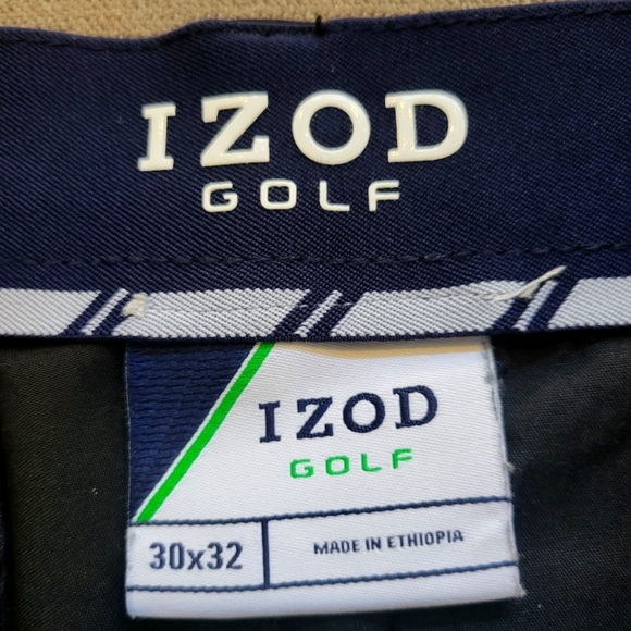 IZOD Golf Swingflex Straight Fit black  Men's Size 30 x 32 - Picture 2 of 6